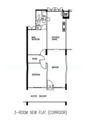 Blk 803 Tampines Avenue 4 (Tampines), HDB 3 Rooms #498513891